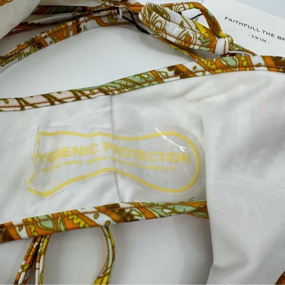 Faithfull The Brand Hazel Bikini Bottoms Juniper Paisley Print Size US 8 Large - Picture 9 of 9